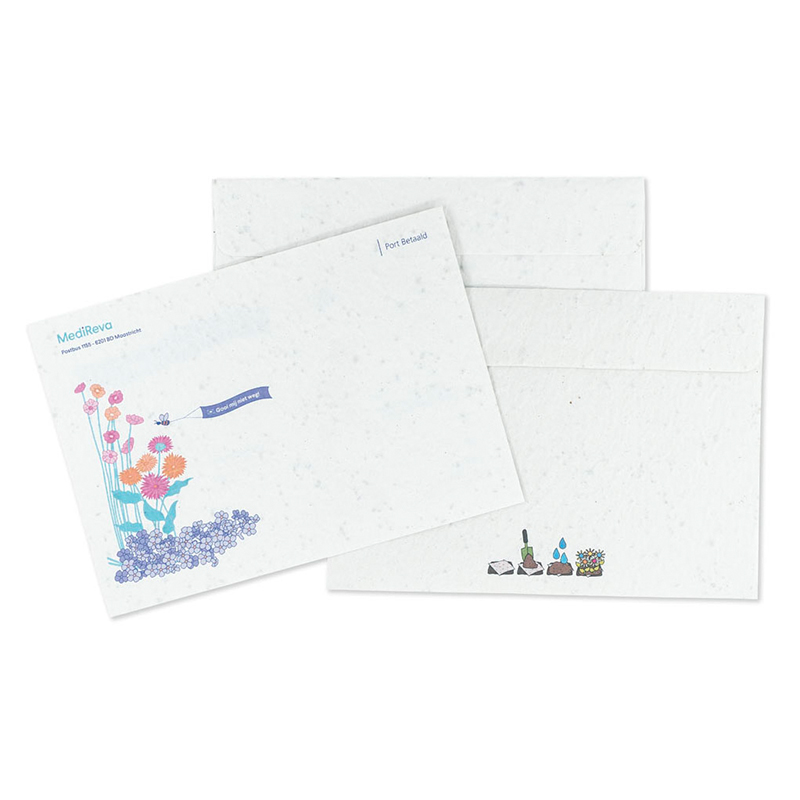 Samenpapier Umschlag A5 | Öko Geschenk